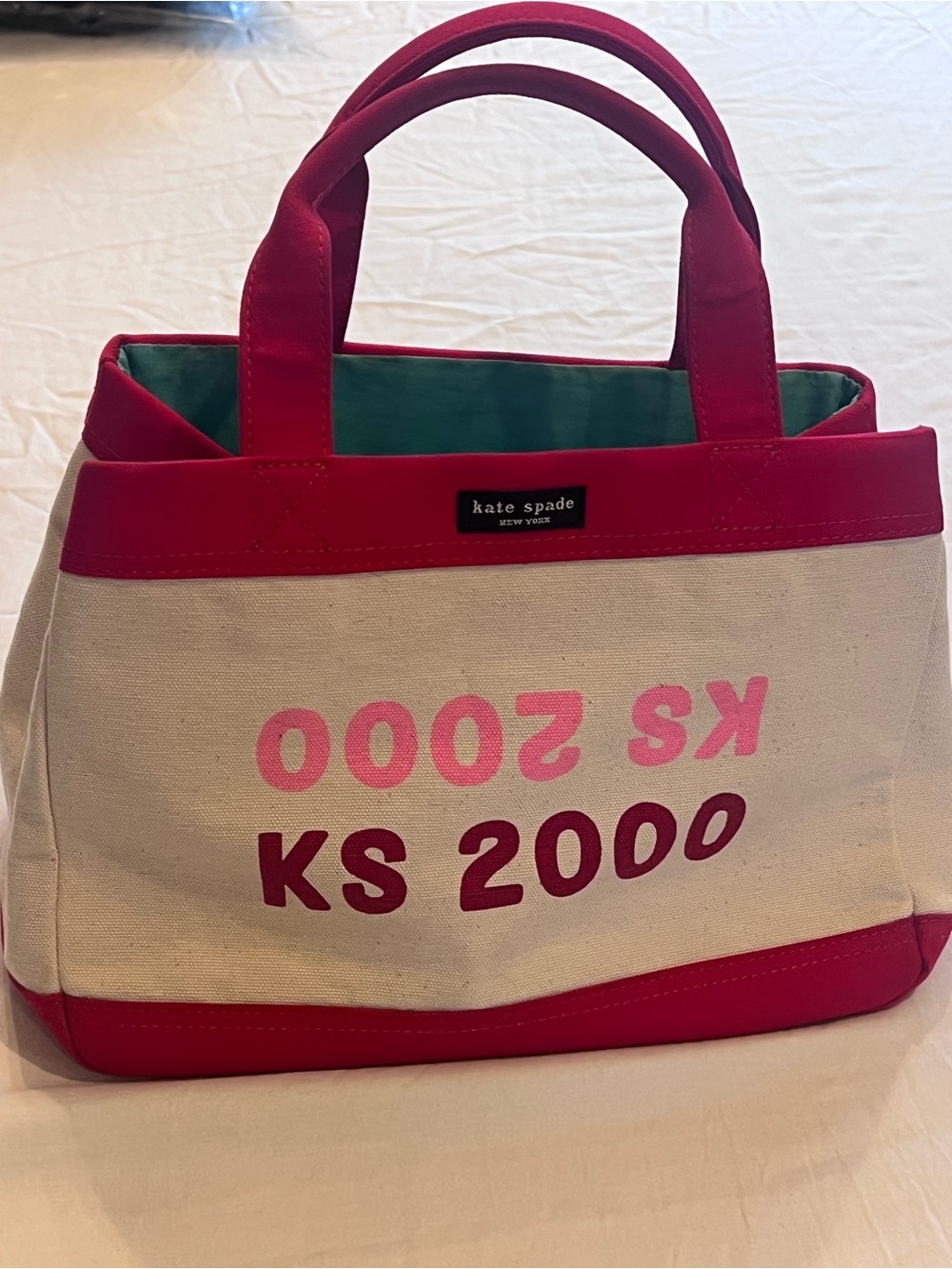 RARE VINTAGE FIND: 2000 Kate Spade Design Sample Tote Y2K One of a kind